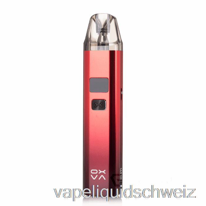 Oxva Xlim V2 25W Pod-System Glänzend Schwarz Rot Vape Ohne Nikotin